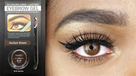Say goodbye to smudged brows with Magic Collection eyebrow gel